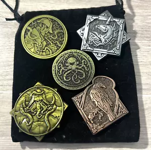 Fantasy Coin Set 5 | Cthulhu Lovecraft Mythos Necronomicon Horror Dämon - Bild 1 von 8