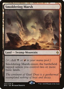 MTG Smoldering Marsh 247/274 Battle for Zendikar Rare Near Mint - Picture 1 of 1