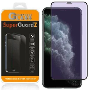 Anti Lumière Bleue Complet Housse Verre Écran Protecteur Pour IPHONE 11 Pro / XS - Photo 1 sur 10