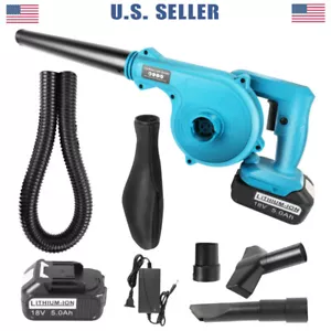 Tool Mini Cordless Leaf Blower for 18V Makita Battery Vacuum 150CFM Up to 120MPH - Picture 1 of 9