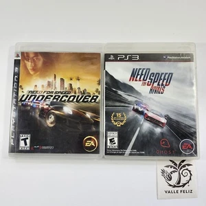 Need for Speed PS3 Bundle Lot of 2 - Rivals & Undercover - Complete CIB, Tested - Picture 1 of 10