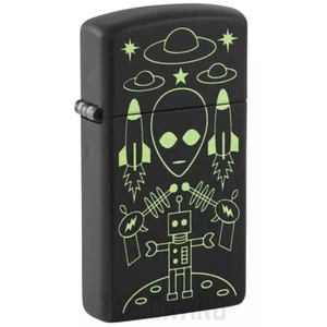 Zippo Lighter Alien Design 46691 Zippo Original USA - Picture 1 of 3