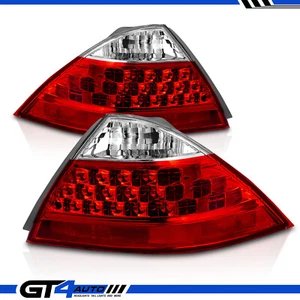 Red Euro Tail Lights Lamps Pair For 2006-2007 Honda Accord LX EX EXL 4Dr Sedan - Bild 1 von 5
