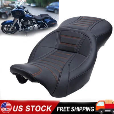 Driver Passenger Seat Fit For Harley CVO Touring Road Glide FLTR 2009-2023 2022 Foto 1 de 4