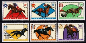 New Zealand 1996 Racehorses Complete Mint MNH Set SC 1322-1327 - Picture 1 of 1