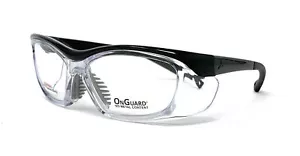 OnGuard Safety RxAble Eyewear OG-220S Black Clear Goggles Large 58mm Small 55mm - Afbeelding 1 van 12