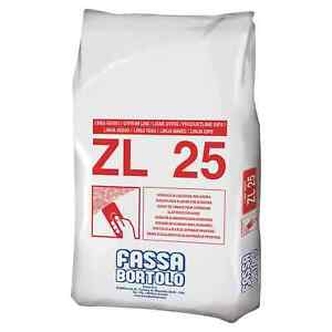 Rasante Bianco Fassa ZL 25 per lisciatura Interna a base di calce e cemento 5 Kg