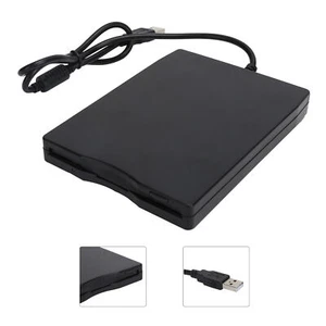 USB Floppy Disk Drive External Portable 1.44MB FDD Universal for Laptops Desktop - Afbeelding 1 van 12