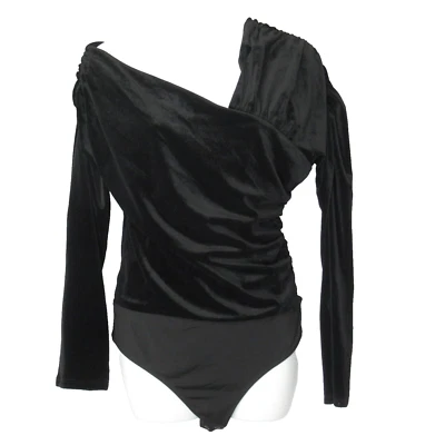 Body Express Body Contorno Negro Terciopelo Terciopelo Grande Sexy Hada Grunge Nuevo con Etiquetas Foto 1 de 4