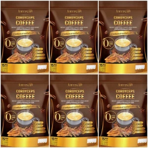 6x Cordyceps Kaffee gesund lecker ohne Zucker duftend voll kalorienarm Jamsai - Bild 1 von 13
