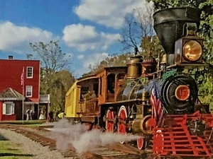Ceaco All Aboard Train Station Locomotive 750 Piece Jigsaw Puzzle 2943-2 - Picture 1 of 4