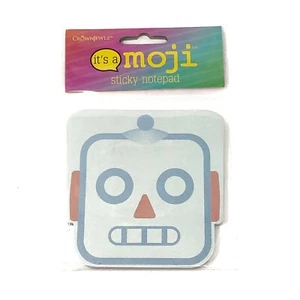 Emoji Almohadilla de Notas Pegajosa Robot Cara Es Una Bandera Moji Oficina Hogar Escuela Regalo - Imagen 1 de 6