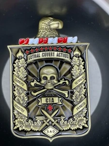 Moneda Desafío Clandestino Operaciones Paramilitares CIA Acción Encubierta Letal SAD - Imagen 1 de 3