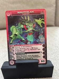 CHAOTIC SUPER RARE NAUTHILAX TAINTED CARD - Picture 1 of 2