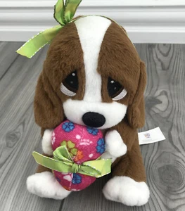 CVS Sad Sam Honey Puppy Dog Ribbon Gift Birthday Plush 8" Stuffed Toy Lovey R5 - Picture 1 of 8