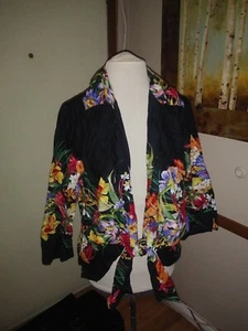 womens mishca drape around shirt tie at the bottom size L - Picture 1 of 2