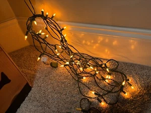 Lieblingsfarben 50 Lichter Set GOLD Vintage Weihnachten Urlaub Lichterkette - Bild 1 von 4