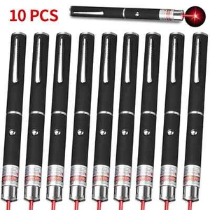 3XRed Laser Pointer 5MW Powerful Pen Lazer 650nm Visible Beam Light Pet Cat Toy - Bild 1 von 13