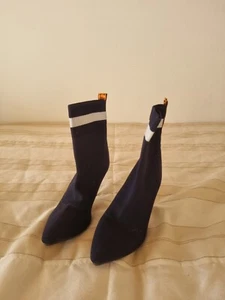 Strumpfstiefel Gr. 40 blau - Bild 1 von 6