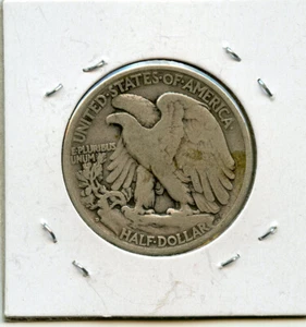 1941S 1/2 LIBERTY WALKING SILVER DOLLAR, AMERICA - Bild 1 von 2