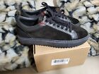 Represent Alpha Low Triple Black Sneakers - Suede/Leather Rare Mens Size 8.5 