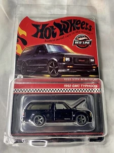 RLC Hot Wheels Collectors 1992 GMC Typhoon Black Opening Hood 2024 - Picture 1 of 2