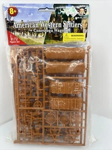American Western Settlers 1:72 Figure Set Billy V Toys Item No. 682 New/Sealed! - Picture 1 of 2