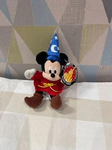 Disney Mickey Mouse Plüschtier Der Zauberlehrling Schlüsselanhänger 5 Zoll - Bild 1 von 2