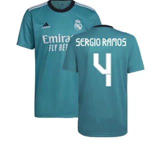 Herren Fußball Trikot 2021-2022 Real Madrid Third Sergio Ramos 4 Soccer T-Sh - Bild 1 von 24