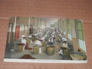 LA HABANA CUBA - POSTAL USADA 1915 - PELAR TABACO - EE. UU. MONTANA publicado - Imagen 1 de 2