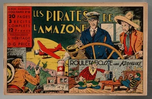 MAGAZINE COQ-HARDI n°13. LES PIRATES DE L'AMAZONE. Marijac 1948 - Imagen 1 de 1