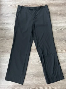 Pantalone smoking Hugo Boss Cary Grant uomo reale 36x32 nero lana vergine dritto - Foto 1 di 14