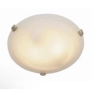 Trans Globe Lighting - 12 Inch Flush Mount - 3 Clips-Brushed Nickel Finish - Picture 1 of 1