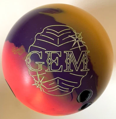 Roto Grip 宝石保龄球 15 磅单钻二手 — 第 1/4 张图片