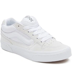 Vans Mujer Caldrone Grueso Retro Skater Entrenadores - Malla Blanca - 4 UK - Imagen 1 de 5