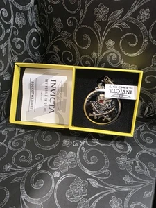 Invicta Mens Pocket Watch Blackbeard's Legacy (Model # 49007)-(Pirate)Bronze)New - Picture 1 of 7