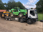 2012 62 Iveco Trakker 360 8x4 31ft6 Shawtrack beavertail winch plant lorry