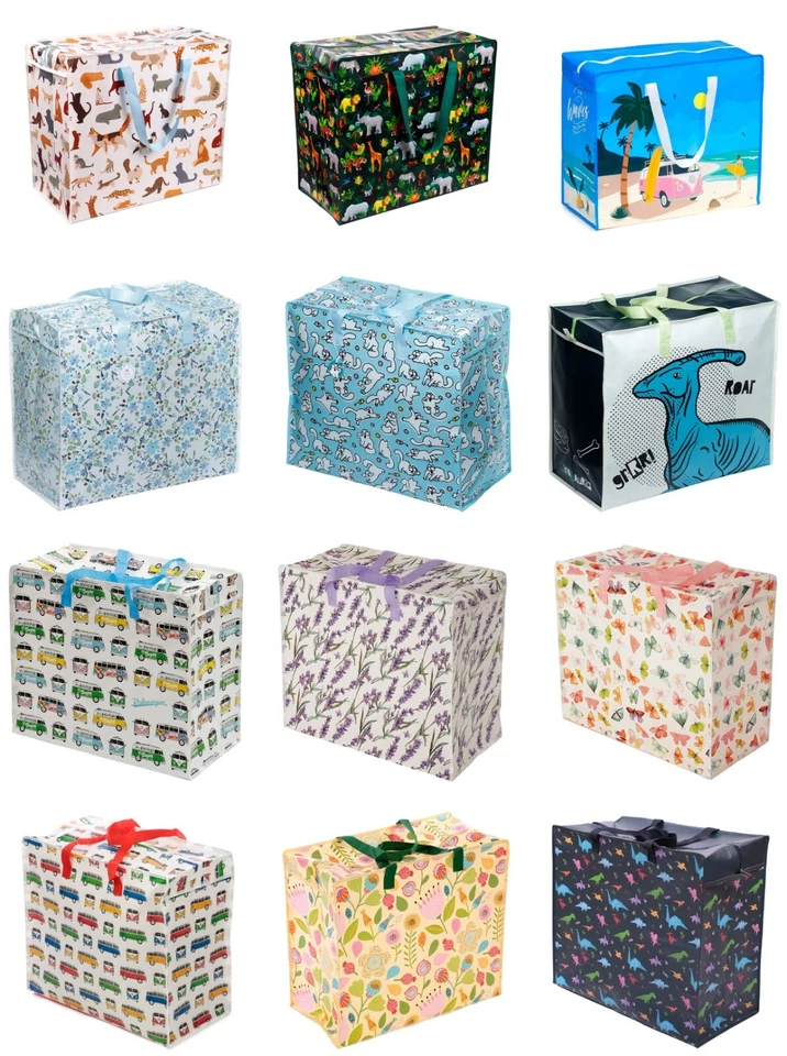 Large Zip-Up Laundry / Storage Bag - Bedding / Clothes Storage -Various Designs - Image 1 of 1