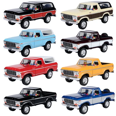 MOTORMAX 1978 FORD BRONCO CUSTOM PICKUP TRUCK 1:24 79371 79372 79373 79374 - Image 1 of 2