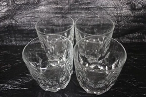 Arcoroc France Clear Old-Fashioned set of 4 Whiskey glasses (68) - Picture 1 of 4