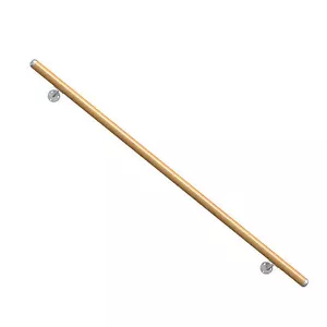 DOLLE Wandhandlauf Set Wand Geländer Brüstung Handlauf Holz Fichte Buche Eiche - Bild 1 von 27