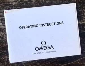 Folleto manual de instrucciones generales de funcionamiento OMEGA Cal 1109 1111 1120 2500 fabricante de equipos originales/ - Imagen 1 de 9