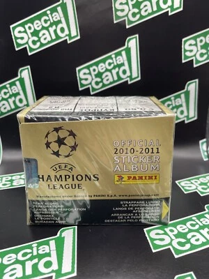 Caja de 50 pegatinas Panini UEFA Champions League 2010-2011 paquetes sellados de fábrica Foto 1 de 4