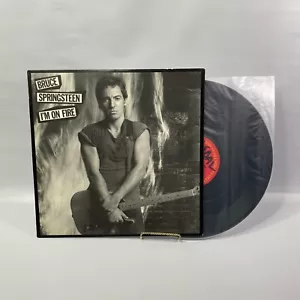 Bruce Springsteen I'm On Fire LP PROMO Black & White Cover RARE Vinyl 1984 Album - Picture 1 of 20