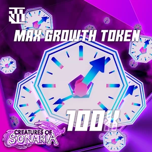 x100 Max Growth Token | Creatures Of Sonaria | Roblox | Cheap and Fast | COS - Picture 1 of 1