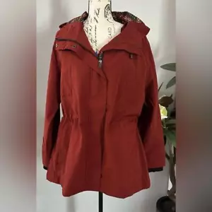 🧡NWT Pendleton Women's Hooded Rain Jacket - Wind Resistant, Waterproof - Picture 1 of 9