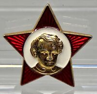 SOVIET RUSSIAN PIONEER BADGE COMMUNIST YOUNG  KGB RED STAR PIN MEDAL ORDER AWARD