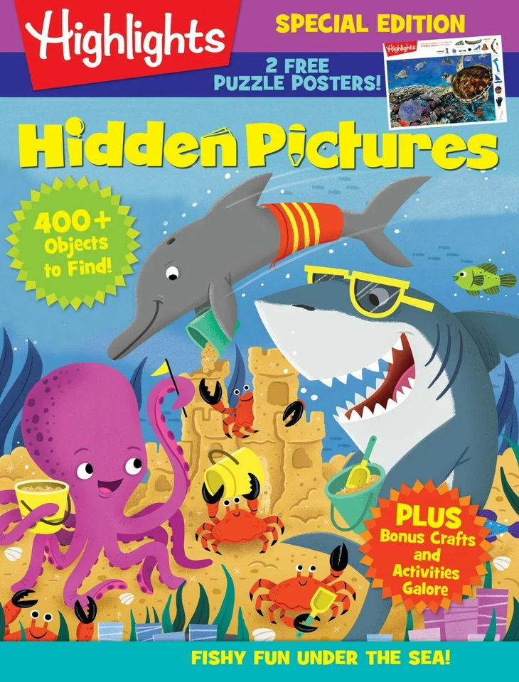 HIGHLIGHTS: HIDDEN PICTURES MAGAZINE JULY 2021