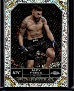 2024 Topps Chrome UFC ALEX PEREZ Speckle Refractor /299 #5 - Picture 1 of 2