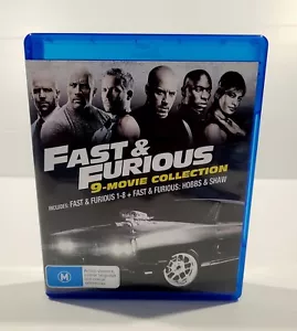 Fast & Furious + Hobbs & Shaw - 9 Movie Collection Blueray Region B - Picture 1 of 4